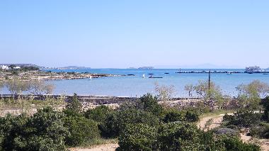 Aussicht vom Balkon des Hauses