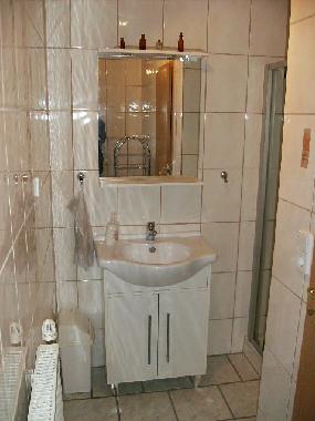 Dusche , Waschplatz ...