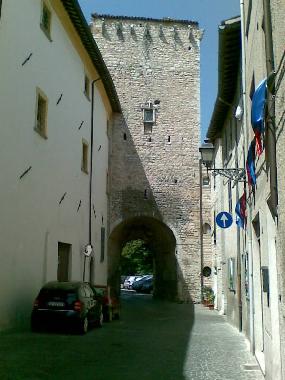 Mittelalterlicher Turm .