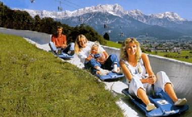 Die Sommerrodelbahn bei Fssen.