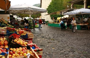 Markttag in Cagli.