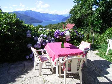 Blick von unserer Terrasse