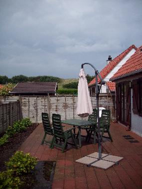 Terasse mit Blick auf die D�nen