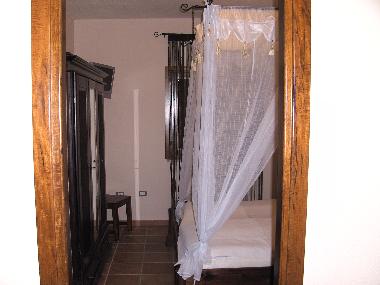 Fenster mit Meerblick vom Bett 