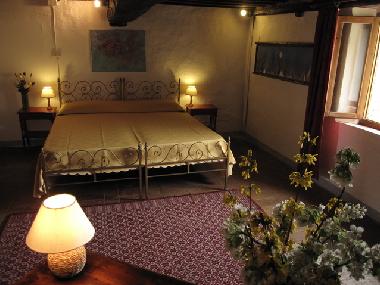 20 Quadratmetergrosses Doppelzimmer im Hauptgebudes. 