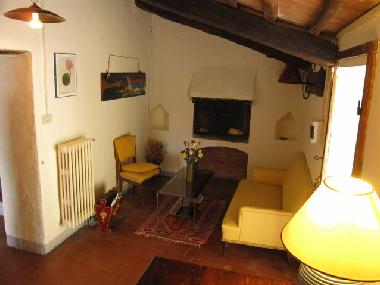 Die komfortabel eingerichteten Lounge im toskanischen