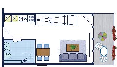 Die Grundrisse dieser gem�tlichen Wohnung.