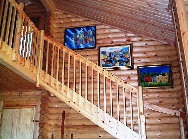 die Leiter auf den Dachboden