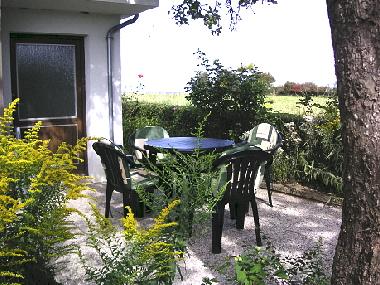 Fewo 2 - Die Terrasse mit Meerblick