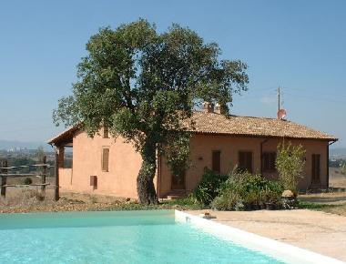 Capanna Rossa von Pool-Seite
