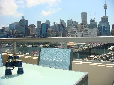 The Balcony with Sydney Skyline and Harbour Views