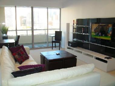 Living room with LED TV