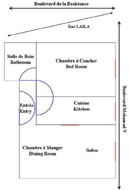 Ferienwohnung in Casablanca (Casablanca) oder Ferienwohnung oder Ferienhaus