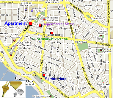 Ferienwohnung in Miraflores (Lima) oder Ferienwohnung oder Ferienhaus