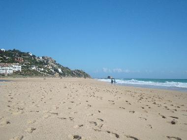 Strand in Richtung S�den im Fr�hjahr