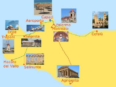 Ferienhaus in Capaci (Palermo) oder Ferienwohnung oder Ferienhaus