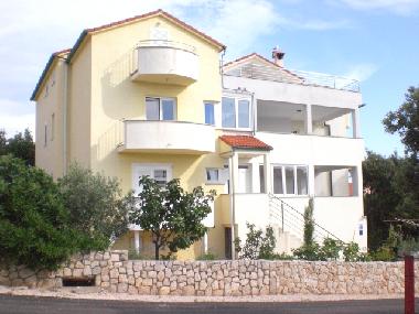 Westseitze vom Haus Kusevec in Mandre