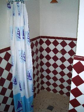 Dusche im Erdgescho�