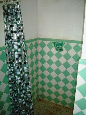 Dusche im Obergescho�