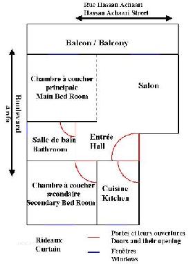 Ferienwohnung in Casablanca (Casablanca) oder Ferienwohnung oder Ferienhaus