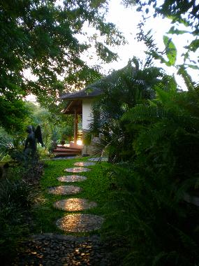 Weg zum standart Bungalow