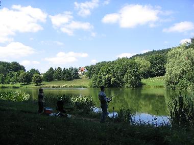 Angler am Olberder Freizeitsee