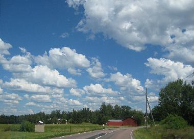 Wei�blaue Schweden-Sommertr�ume