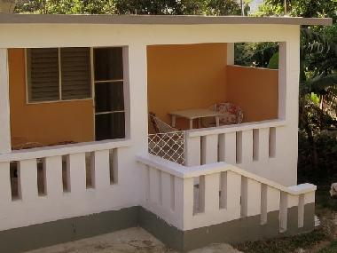 Upstairs entrance & veranda