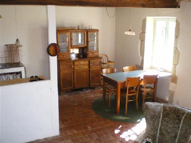 Essbereich im Wohnraum.