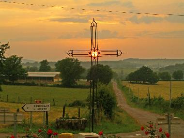 Aussicht von der Terrasse.