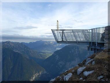 FIVE FINGERS (Aussichtsplattform in 2.200 m) in Obertraun auf dem Krippenstein (mit Auto 2 Min. zur 