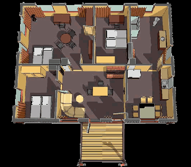 Ferienhaus in Litene (Lettland) oder Ferienwohnung oder Ferienhaus