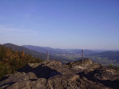 Blick zum Arbergebiet