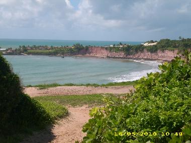 Steilk�ste Tabatinga - s�dliches Ende vom Strand
