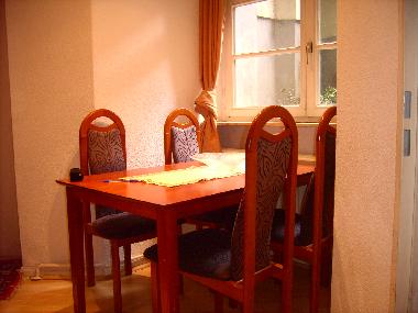 Esstisch und Ecke