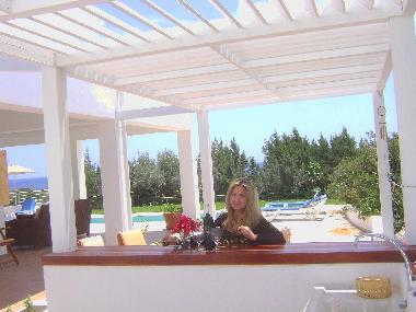 Poolbar, BBQ, Esstischgruppe