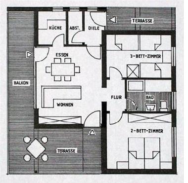 Grundriss Bungalow