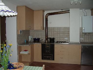 K�che mit urigem Holzherd