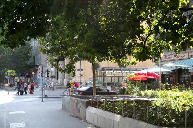 Praterstra�e vor dem Haus