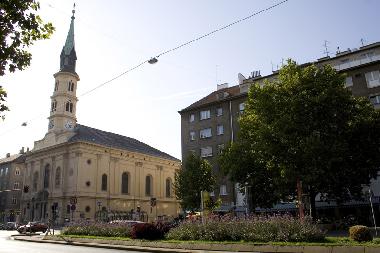 Praterstra�e vor dem Haus