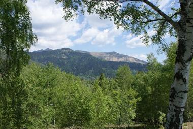 Impressionen aus der n�heren Umgebung mit Blick auf die Berge in Richtung der Schweiz