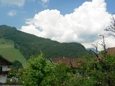 Blick vom Balkon