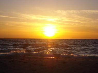 Sonnenuntergang �ber der Ostsee
