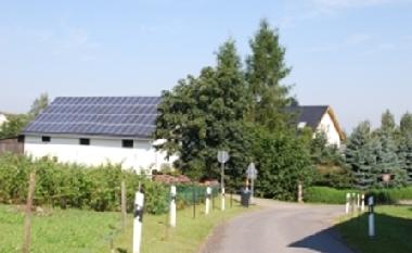 Sommerblick auf den Gutshof