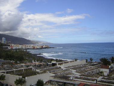Blick vom Eingang der Ferienwohnung