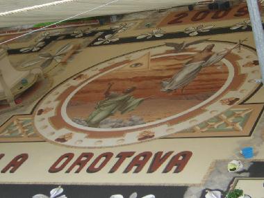 Sandbild zu Frohnleichnam