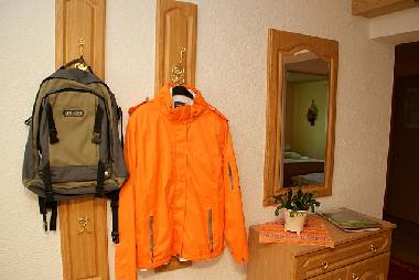 Unsere Diele mit Garderobe