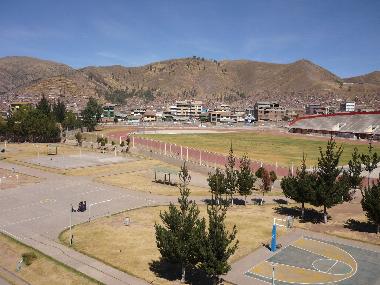 Aussicht vom grossen Zimmer.