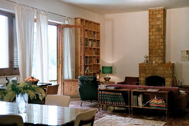 Wohnzimmer mit  Kamin