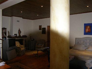 salon mit Kamin